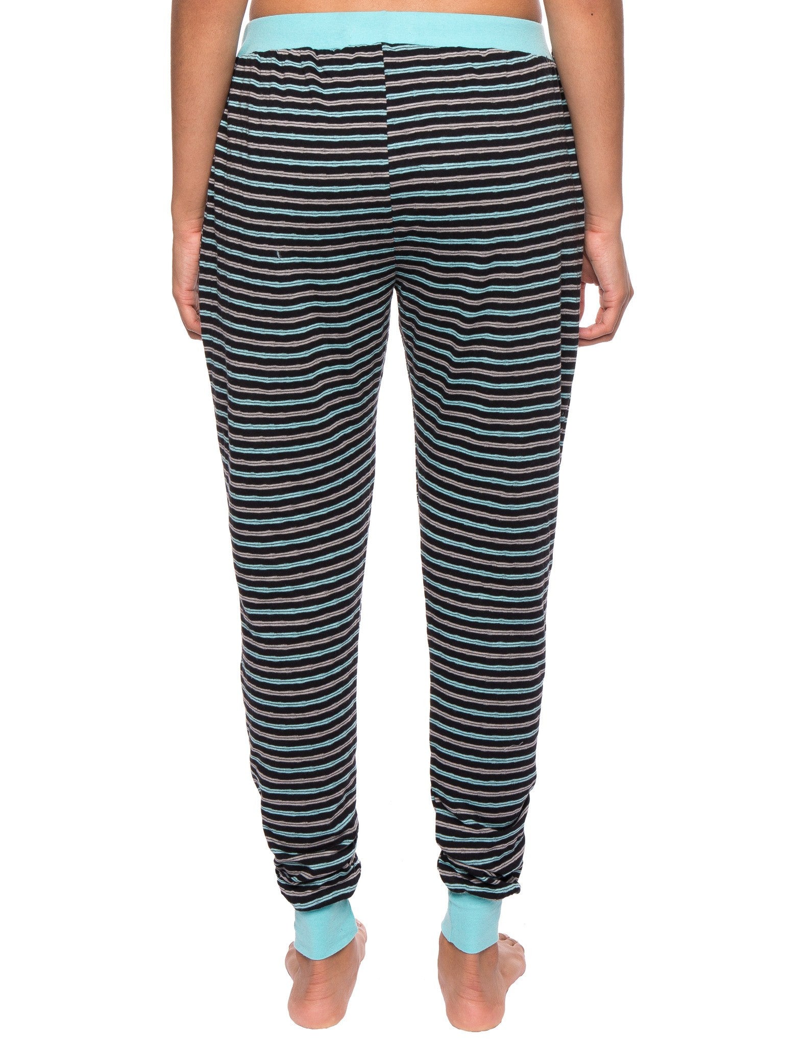 Stripes Black/Aqua