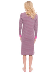 Stripes Charcoal/Pink