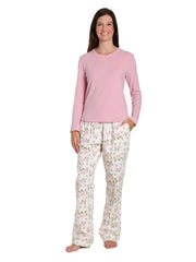 Womens Premium 100% Cotton Flannel/Thermal Loungewear Set