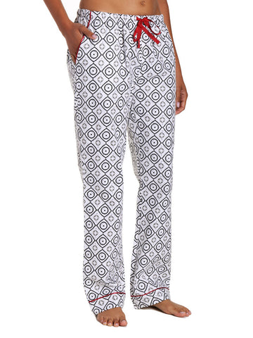 Womens Premium 100% Cotton Flannel Lounge Pants