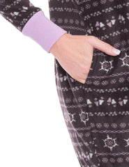 Snowflakes White/Purple