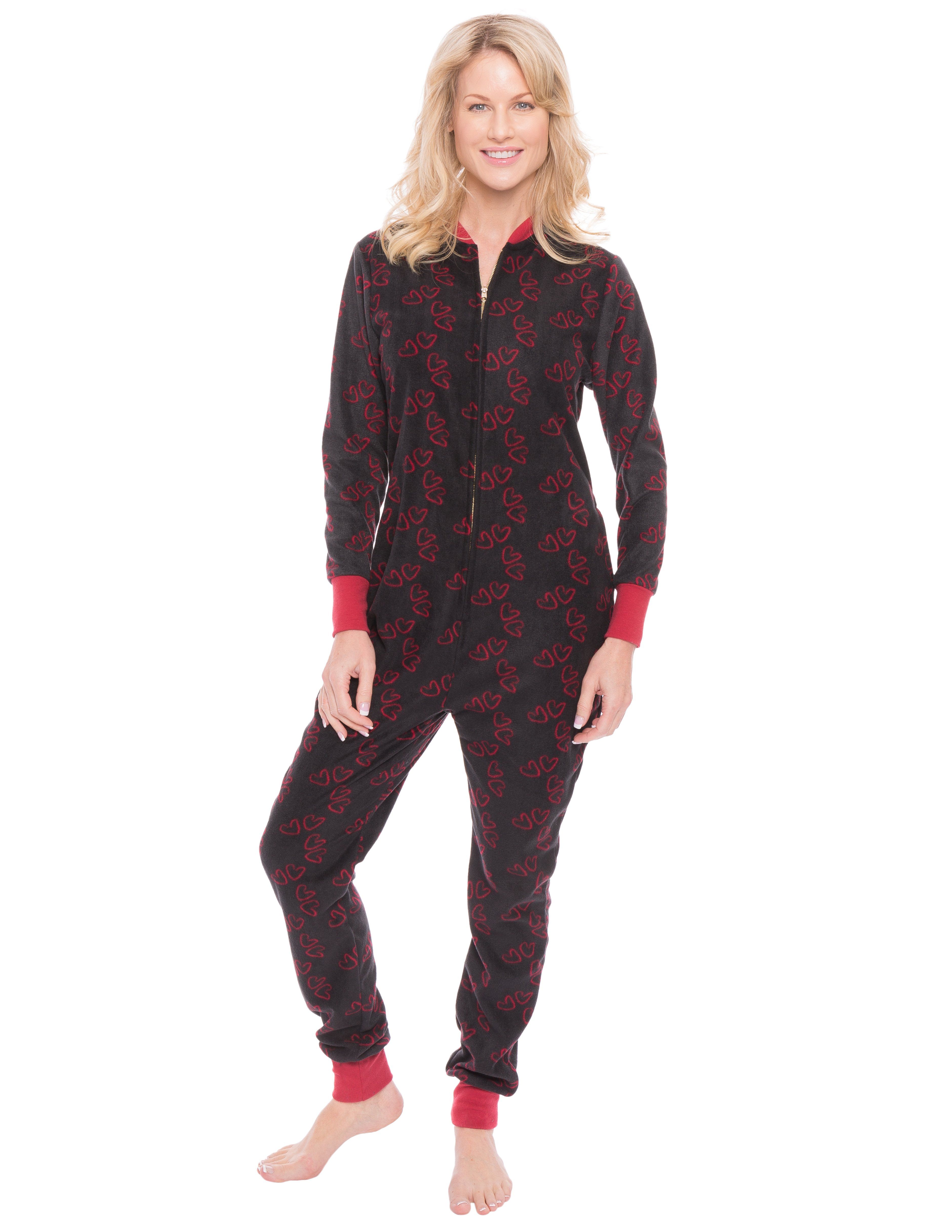 Women's Premium Microfleece Onesie Jumper Pajama