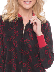 Hearts Black/Red