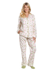 Womens Premium Cotton Flannel Pajama Sleepwear Set