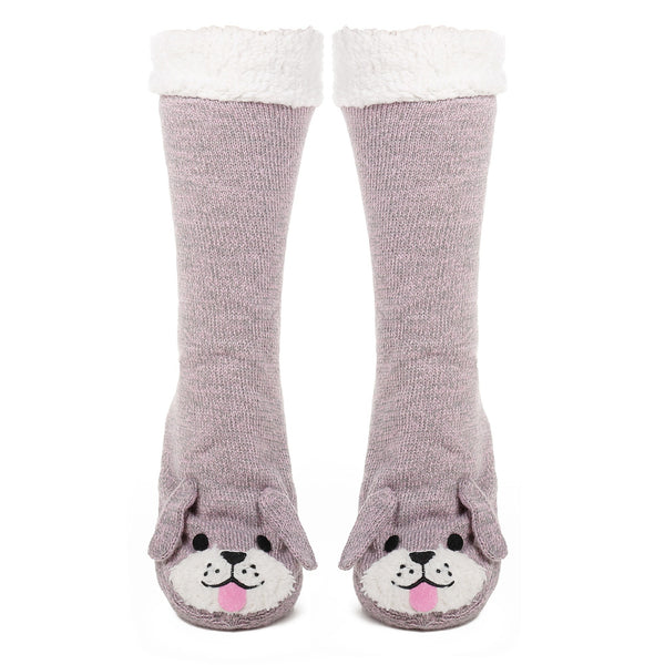 Women's Cute Knit Dog Slipper Socks – Noble Mount
