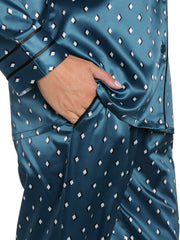 Geo Diamonds Teal