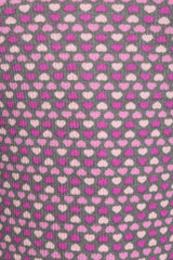 Hearts Multi Charcoal/Pink