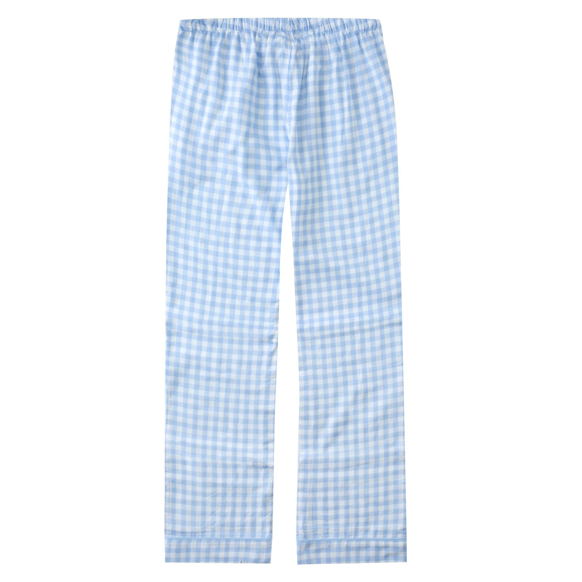 Gingham Blue-White
