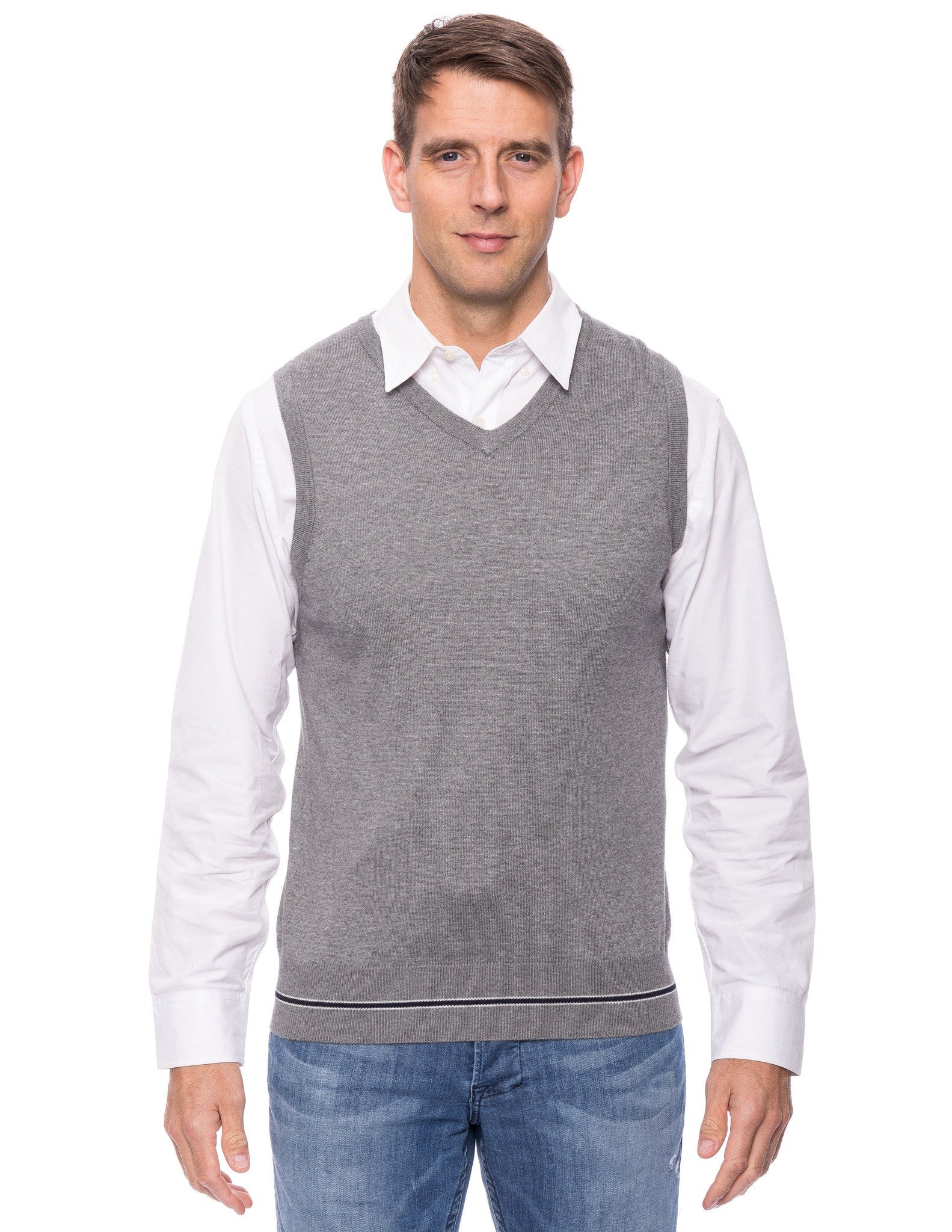 Box-Packaged Tocco Reale  Gift Packaged Men's Cashmere Blend Sweater Vest