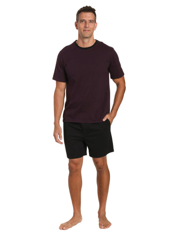 Mens Knit Short Lounge Set