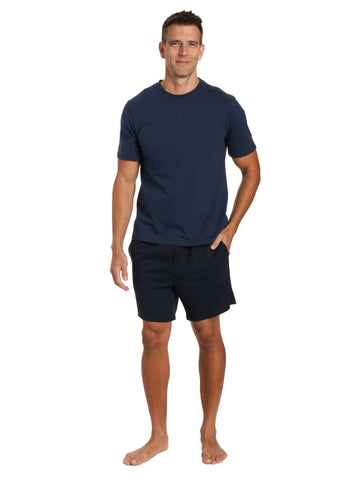 Mens Knit Short Lounge Set