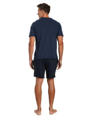 Stripe Navy Shorts with Navy Top
