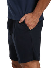 Stripe Navy Shorts with Navy Top