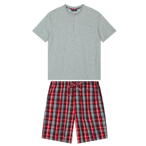 Mens Premium Cotton Short Lounge Set