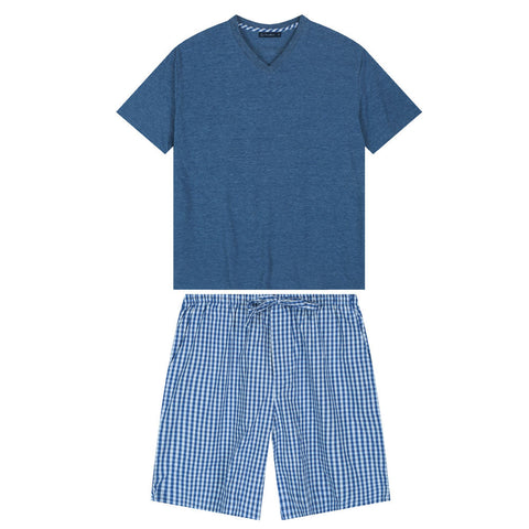 Mens Premium Cotton Short Lounge Set