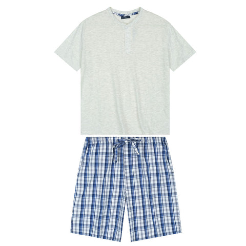 Mens Premium Cotton Short Lounge Set