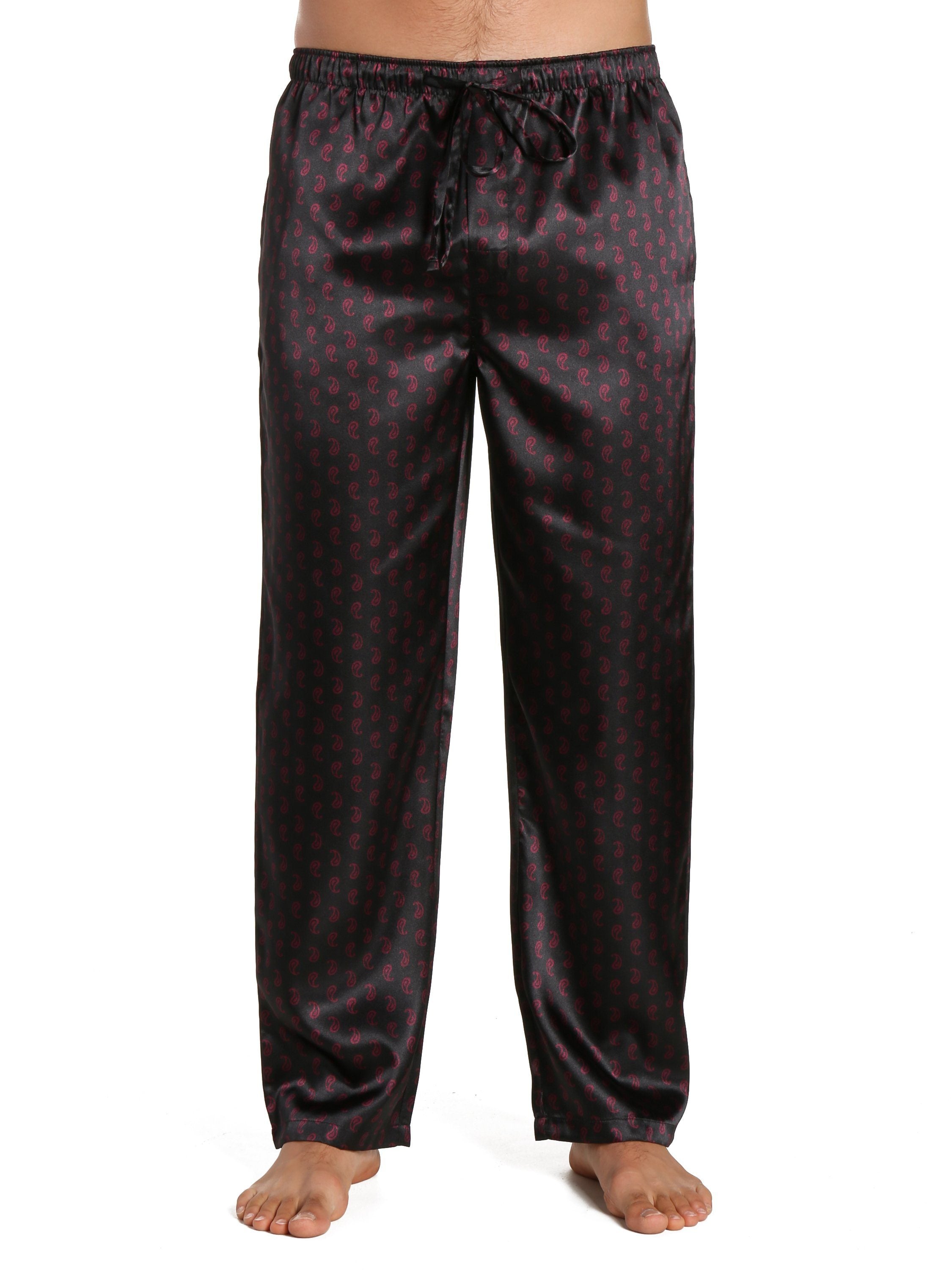 Mens satin hotsell lounge pants