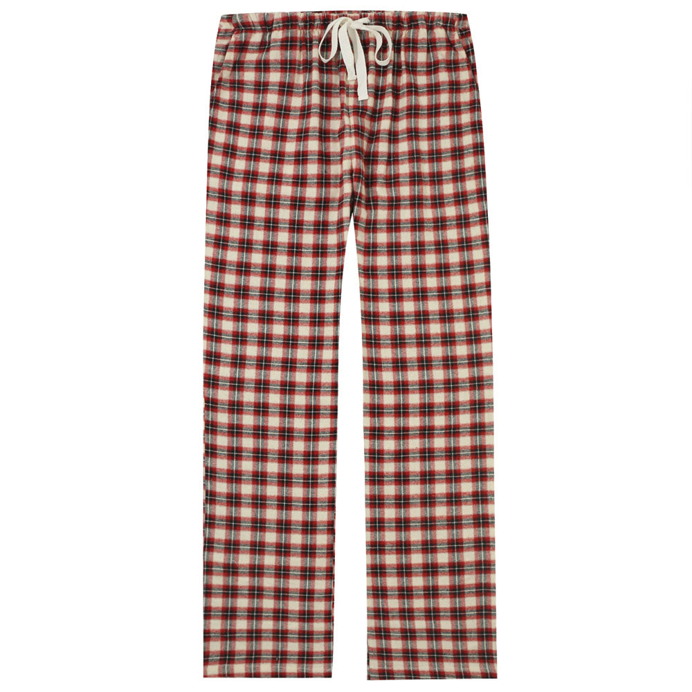 Womens 100% Cotton Lightweight Flannel Lounge Pants