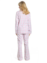 Plaid White-Pink