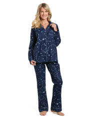 Women's 100% Cotton Flannel Pajama Sleepwear Set