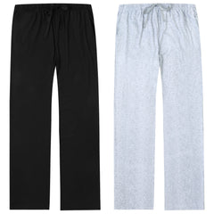 Pajama Pants for Women - 2Pack - Super Soft Knit & Stretchy Womens Pajama Pants